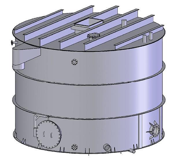 2015-02 Solid Works | Tank ritad i Solid Works 2015-02