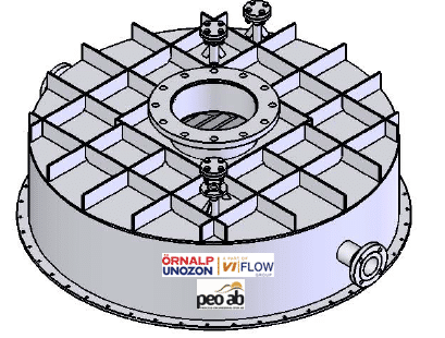 2023-09 Titanium Top Cap to existing ClO2 absorber